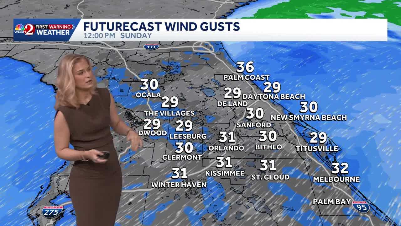 Showers and windy conditions to end the weekend| Forecast Video 10/25 — WESH 2 Orlando, Sugar Land Community news