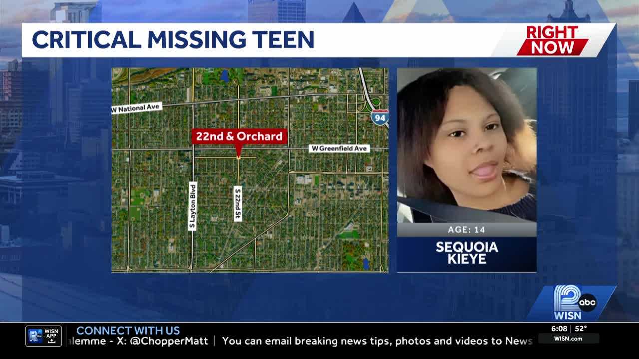 Police searching for critically missing 14-year-old Milwaukee girl — WISN 12 Milwaukee, Sugar Land Community news